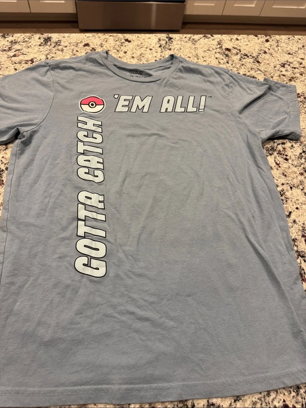 Pokemon Gray 'Gotta Catch 'Em All' Graphic Tee